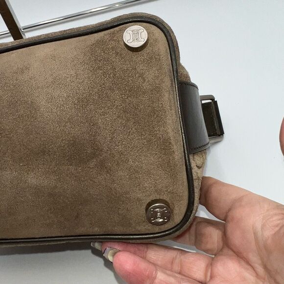 CELINE Shoulder Bag C Macadam Brown Suede - Picture 7 of 13